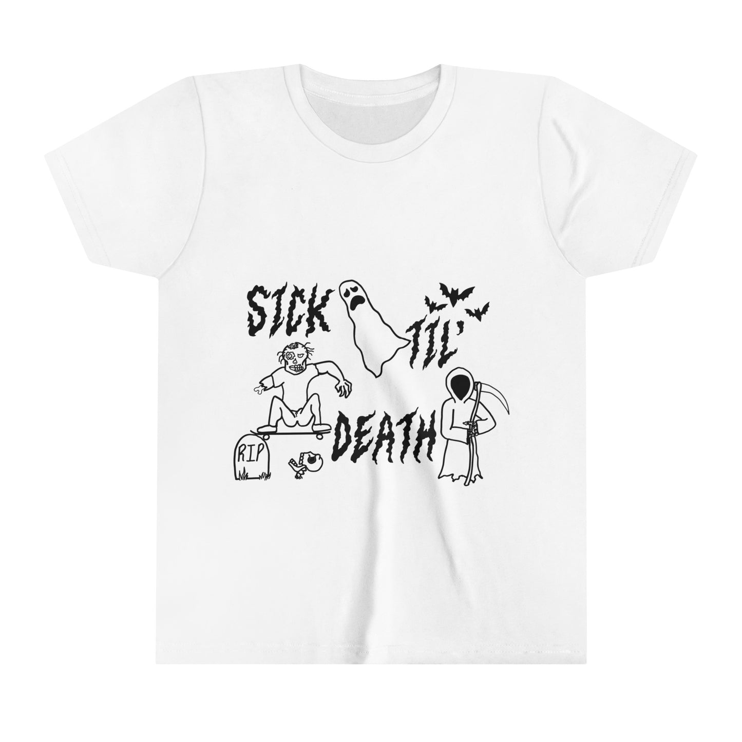 T-shirt Doodle pour jeunes malades jusqu'à la mort