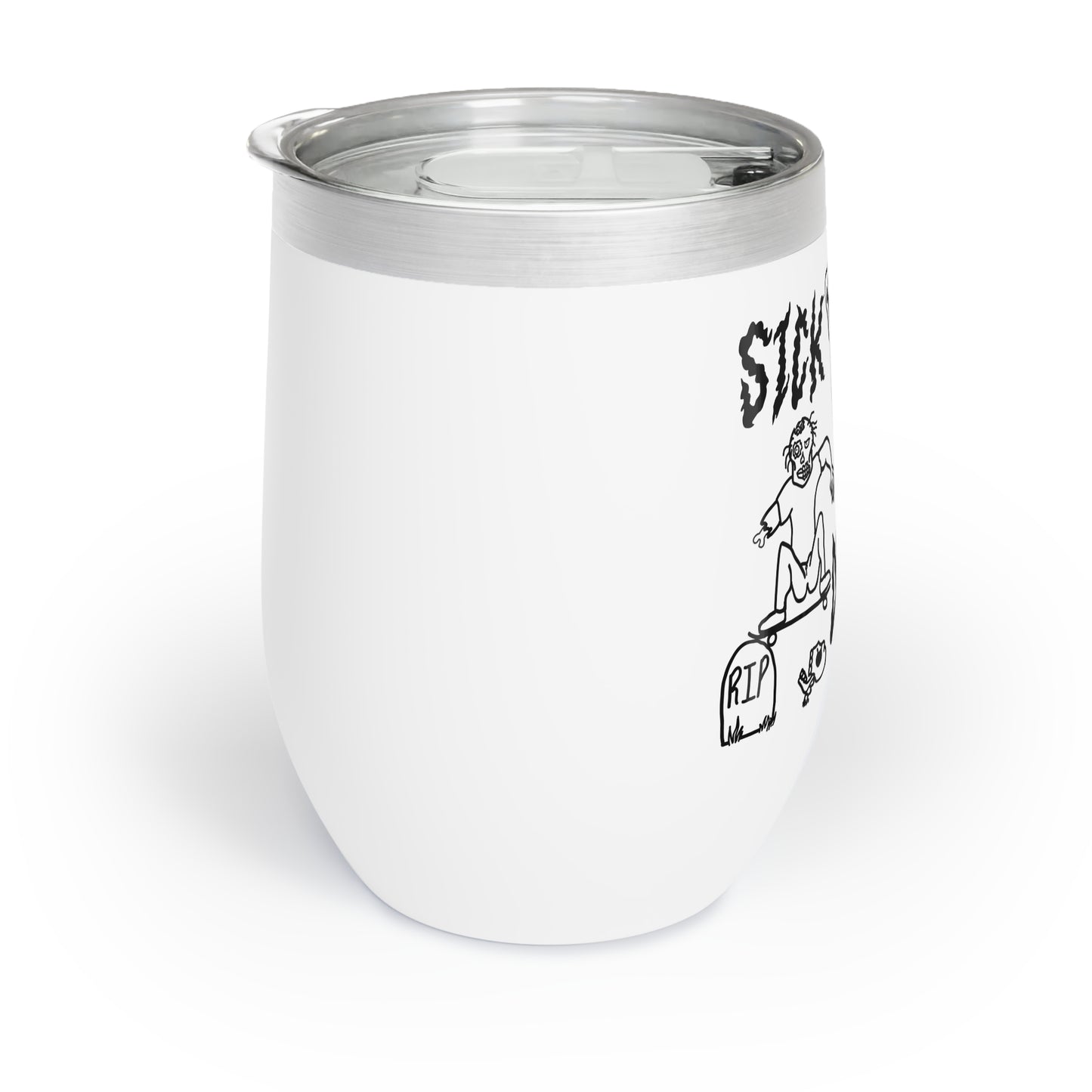 sick til’ death doodle chiller white