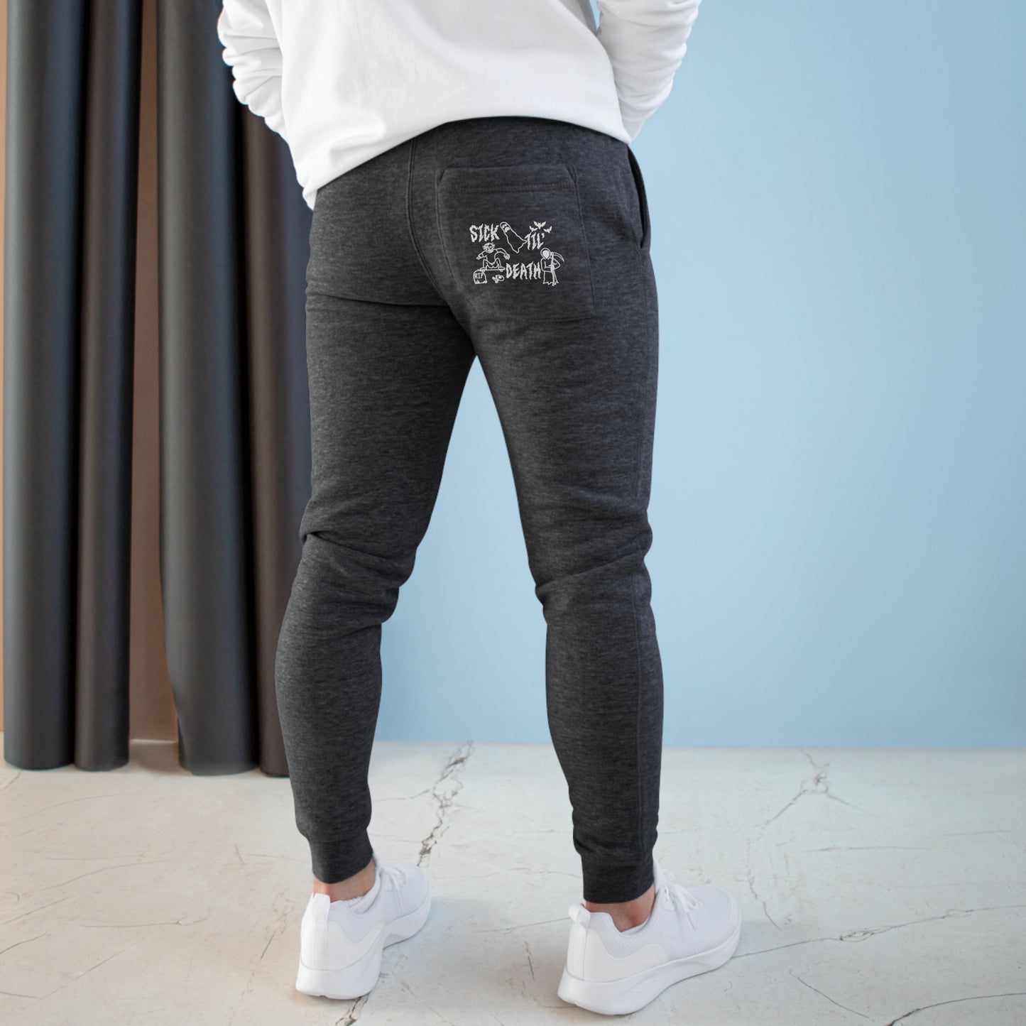 sick til’ death doodle unisex fleece joggers