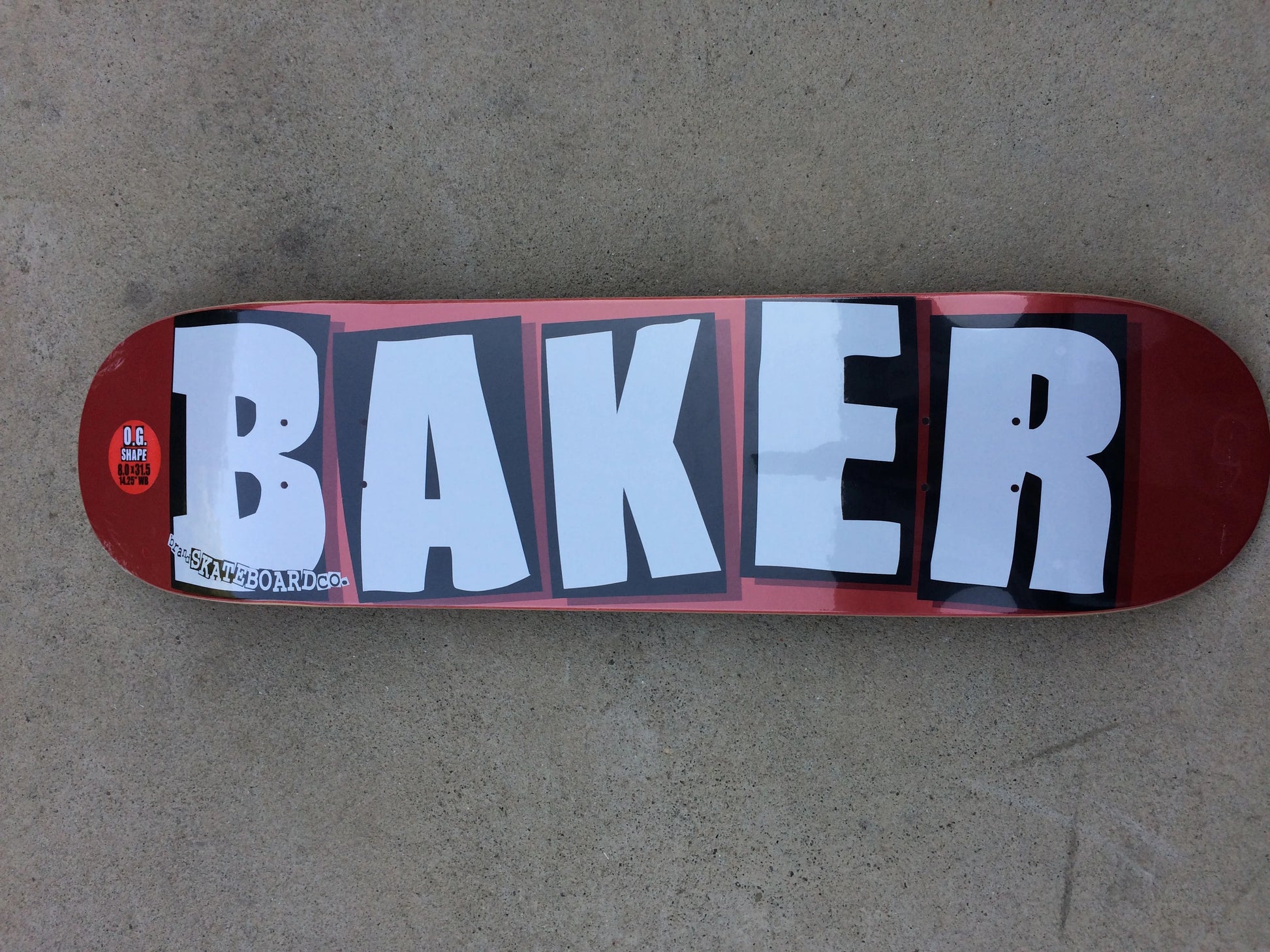 baker skateboard canadian maple deck